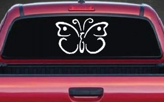 Butterfly Butterflies Car or Truck Window Decal Sticker