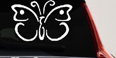 Butterfly Butterflies Car or Truck Window Vinyl Decal Sticker