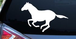 Horse Mustang Running Western Farm Ranch Rodeo Car or Truck Window Decal Sticker