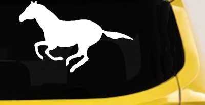 Horse (full body)running Car or Truck Vinyl Window Decal Sticker 