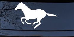 Horse Mustang Running Western Farm Ranch Rodeo Car or Truck Window Decal Sticker