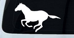 Horse Mustang Running Western Farm Ranch Rodeo Car or Truck Window Decal Sticker