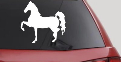 Horse (full body) prancing. Car or Truck Vinyl Window Decal Sticker