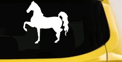Horse (full body) prancing. Car or Truck Vinyl Window Decal Sticker