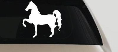 Horse (full body) prancing. Car or Truck Vinyl Window Decal Sticker