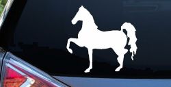 Horse Prancing Rodeo Ranch Farm Western Car or Truck Window Decal Sticker