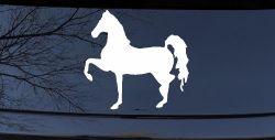 Horse Prancing Rodeo Ranch Farm Western Car or Truck Window Decal Sticker