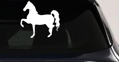 Horse (full body) prancing. Car or Truck Vinyl Window Decal Sticker