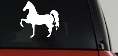 Horse (full body) prancing. Car or Truck Vinyl Window Decal Sticker