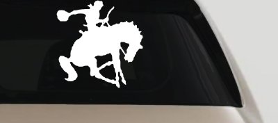 Broncing Horse Car or Truck Vinyl Window Decal Sticker