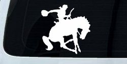 Bronco Bucking Bronc Rodeo Cowboy Western Farm Ranch Car or Truck Window Decal Sticker