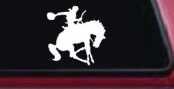 Bronco Bucking Bronc Rodeo Cowboy Western Farm Ranch Car or Truck Window Decal Sticker