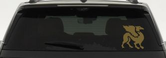 Griffin Car or Truck Window Decal Sticker (Gold)