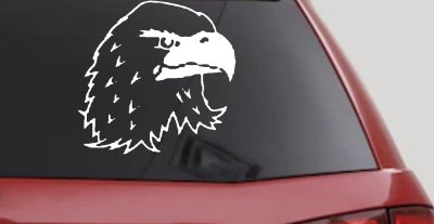 Eagle Head Car Truck Window Vinyl Decal Sticker