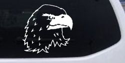 Eagle Head Car or Truck Window Decal Sticker