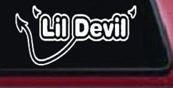 Lil Devil Car or Truck Window Decal Sticker