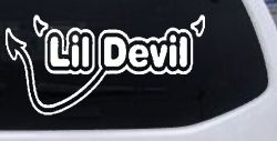 Lil Devil Car or Truck Window Decal Sticker