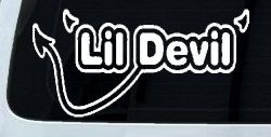 Lil Devil Car or Truck Window Decal Sticker