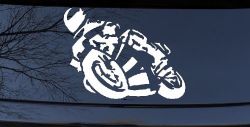 Street Bike Motorcycle Racing Car or Truck Window Decal Sticker