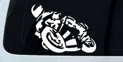 Street Bike Motorcycle Racing Car or Truck Window Decal Sticker