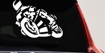 Street Bike Motorcycle Racing Decal for Car Truck or Window