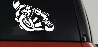 Street Bike Motorcycle Racing Decal for Car Truck or Window