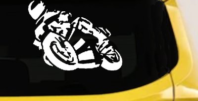 Street Bike Motorcycle Racing Decal for Car Truck or Window