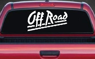 Off Road Car or Truck Window Decal Sticker