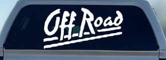 Off Road Car or Truck Window Decal Sticker