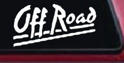 Off Road Car or Truck Window Decal Sticker