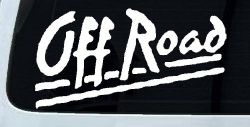 Off Road Car or Truck Window Decal Sticker