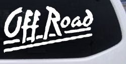 Off Road Car or Truck Window Decal Sticker