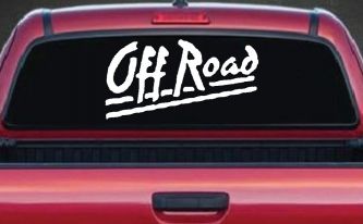 Off Road Car or Truck Window Decal Sticker