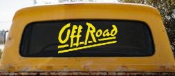 Off Road Car or Truck Window Decal Sticker (Yellow)