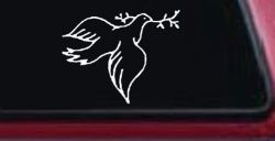 Open Dove Christian Car or Truck Window Decal Sticker