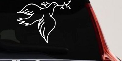 Open Dove Christian Decal Sticker for Car Truck Window Vinyl