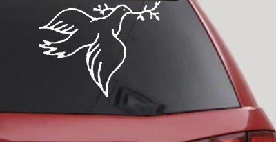Open Dove Christian Decal Sticker for Car Truck Window Vinyl