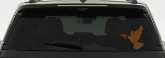 Christian Dove Vinyl Decal Car Truck Window Sticker (Copper)