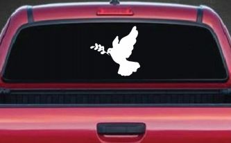 Dove Christian Car or Truck Window Decal Sticker
