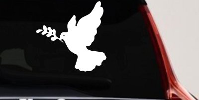 Christian Dove Vinyl Decal Car Truck Window Sticker
