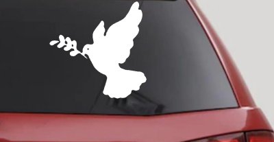 Christian Dove Vinyl Decal Car Truck Window Sticker