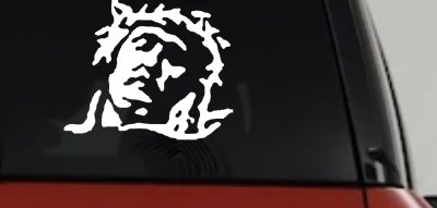 Jesus Thorn Crown Christian Car Truck Window Decal Sticker