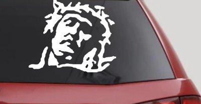 Jesus Thorn Crown Christian Car Truck Window Decal Sticker