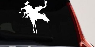 Bucking Bronco Horse Western Decal Sticker for Car Truck Window