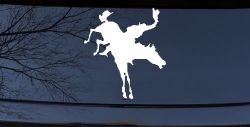 Bucking Bronco Horse Western Farm Ranch Rodeo Car or Truck Window Decal Sticker