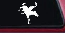 Bucking Bronco Horse Western Farm Ranch Rodeo Car or Truck Window Decal Sticker