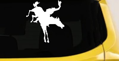 Bucking Bronco Horse Western Decal Sticker for Car Truck Window