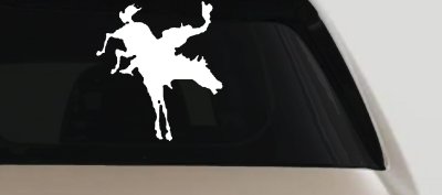 Bucking Bronco Horse Western Decal Sticker for Car Truck Window