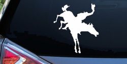 Bucking Bronco Horse Western Farm Ranch Rodeo Car or Truck Window Decal Sticker