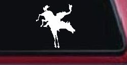 Bucking Bronco Horse Western Farm Ranch Rodeo Car or Truck Window Decal Sticker